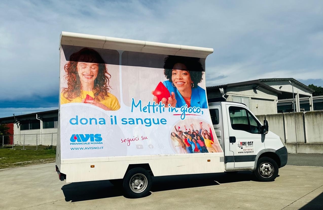 camion vela dona il sangue