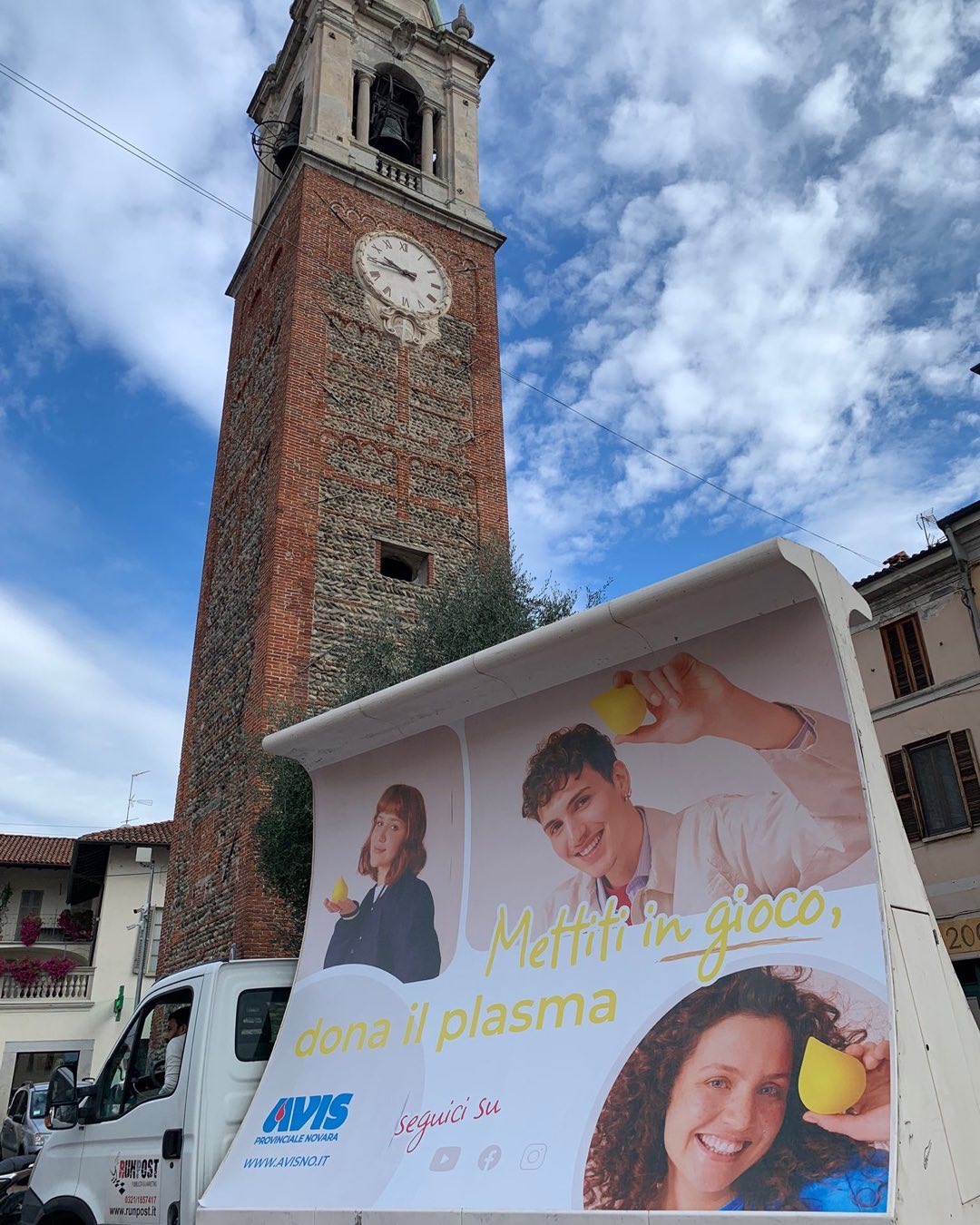 Camion vela_tappa a Oleggio