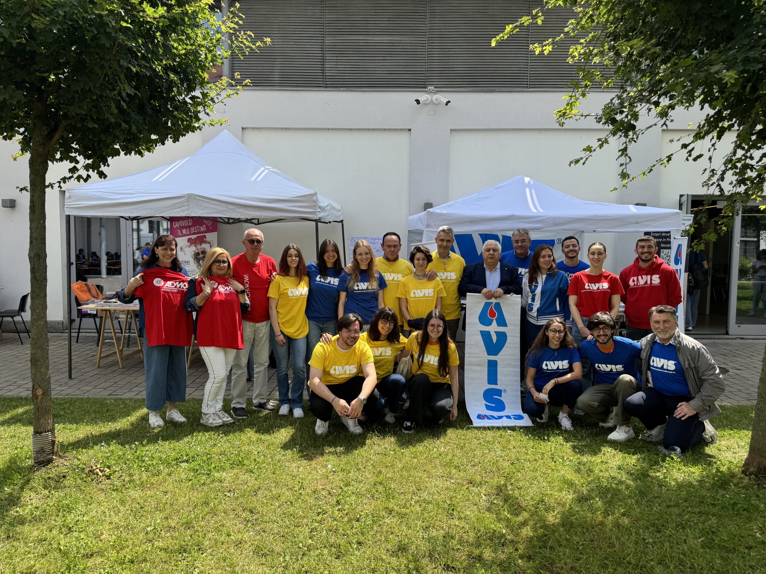 Giornata del dono 27 maggio 2025 con SISM Novara e ADMO Piemonte