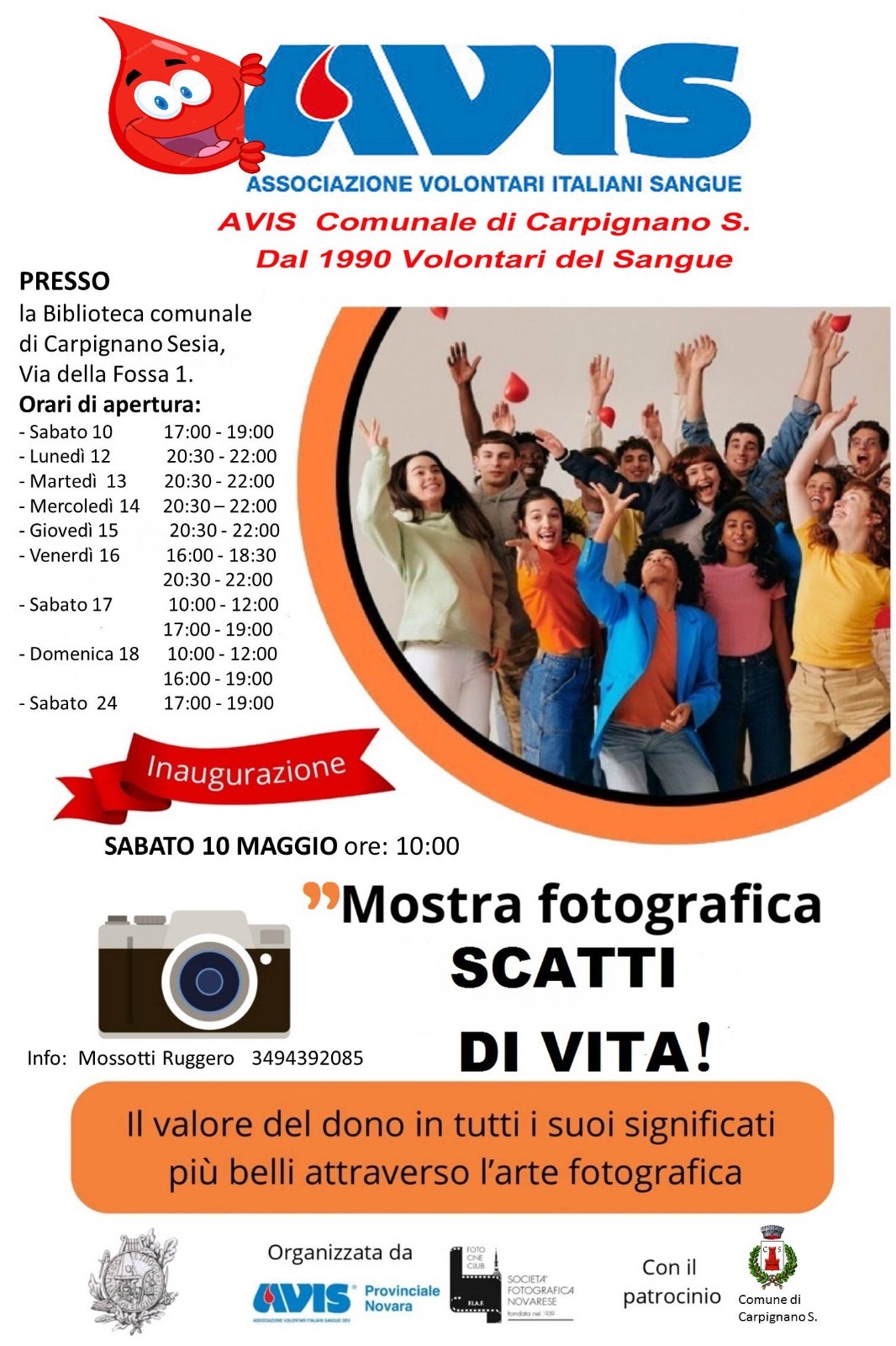 Locandina mostra a Capirgnano Sesia
